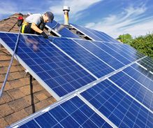 Montage einer Solaranlage
